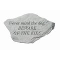 Kay Berry Inc Kay Berry- Inc. 94120 Never Mind The Dog - Beware Of The Kids - Garden Accent - 12 Inches x 8 Inches 94120